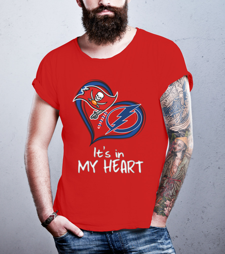 Buccaneers Lightning It's In My Heart T-Shirt