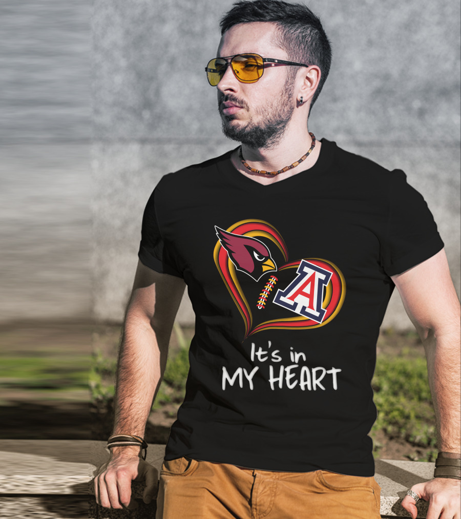 Cardinals Arizona A It's In My Heart T-Shirt