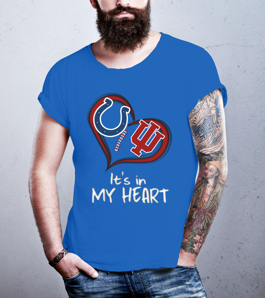 Colts Hoosiers It's In My Heart T-Shirt