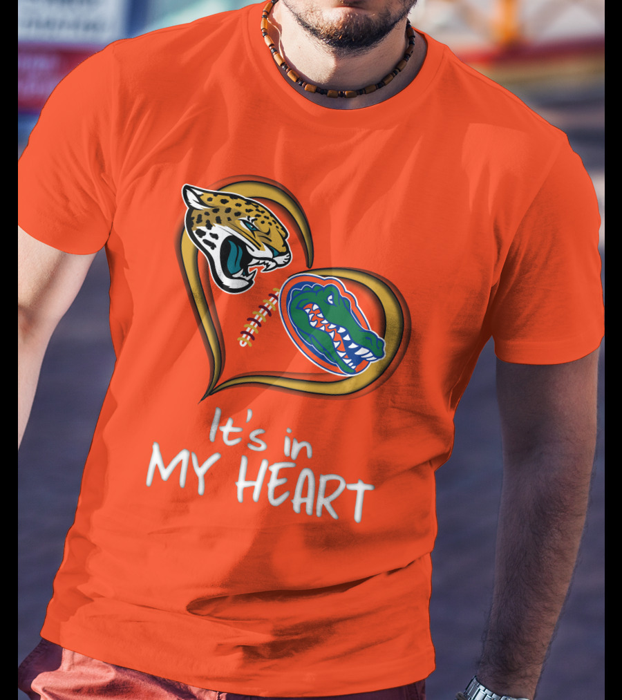 It's In My Heart Jaguars Gators T-Shirt