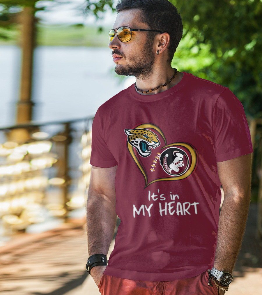 Jaguars Seminoles It's In My Heart T-Shirt