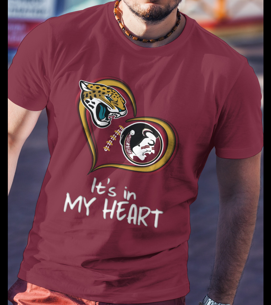 Jaguars Seminoles It's In My Heart T-Shirt