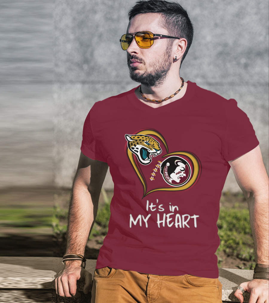 Jaguars Seminoles It's In My Heart T-Shirt