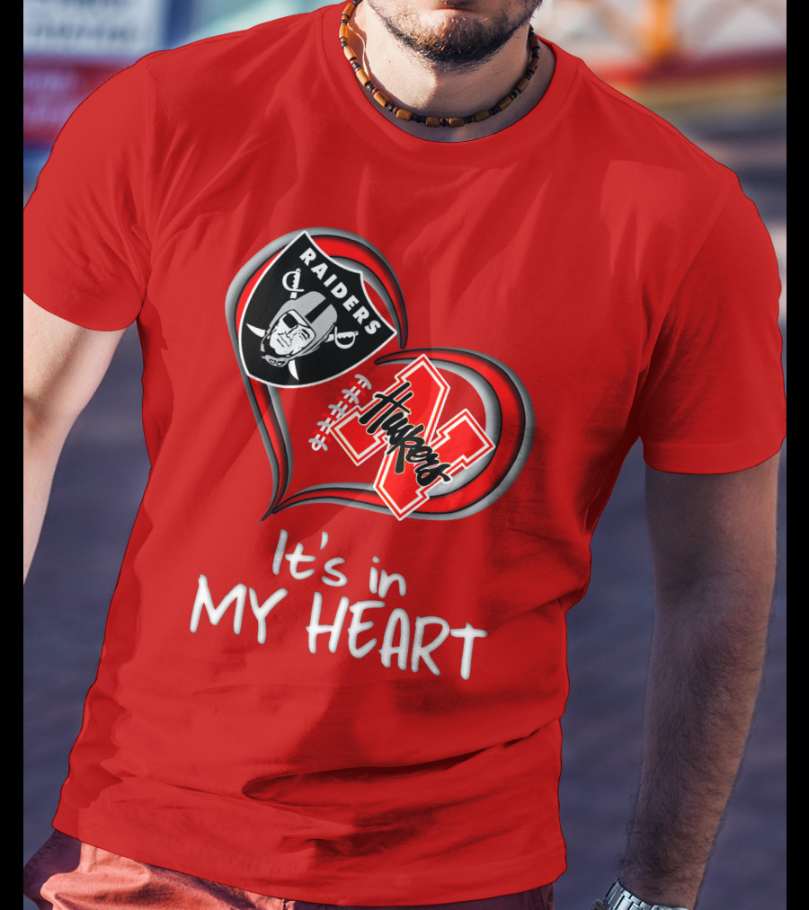 Raiders Huskers It's In My Heart T-Shirt