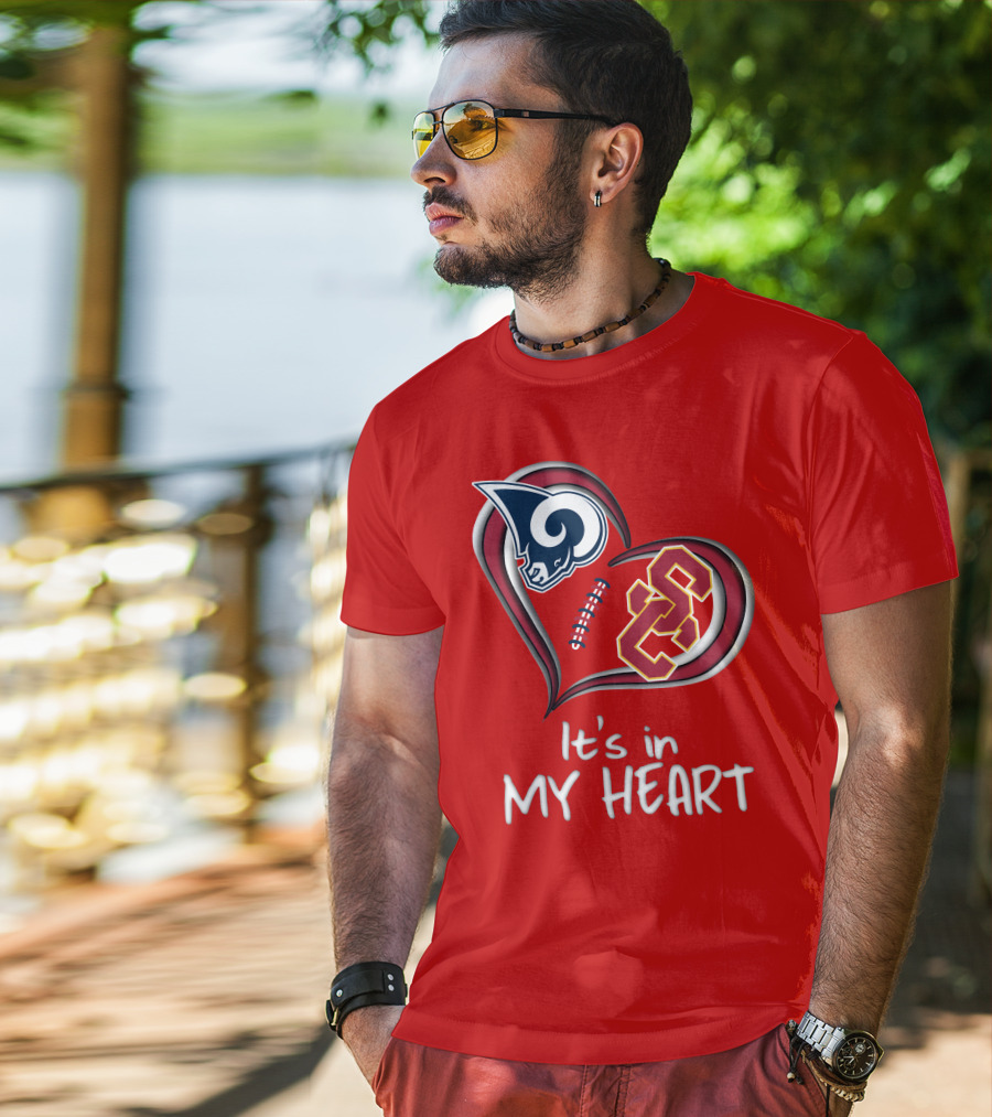 Rams Trojans It's In My Heart T-Shirt