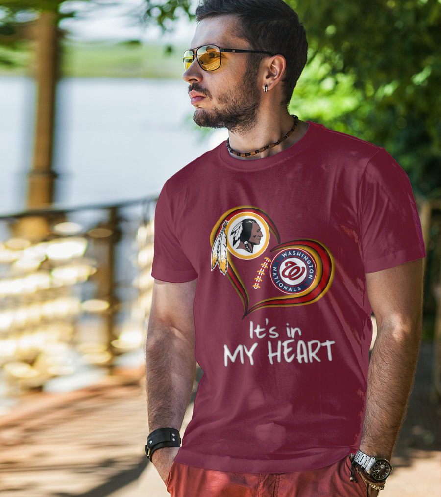 Washington Redskins Nationals It's In My Heart T-Shirt