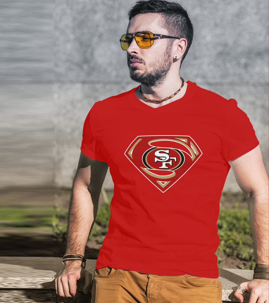 Sf 49ers Superhero T-Shirt