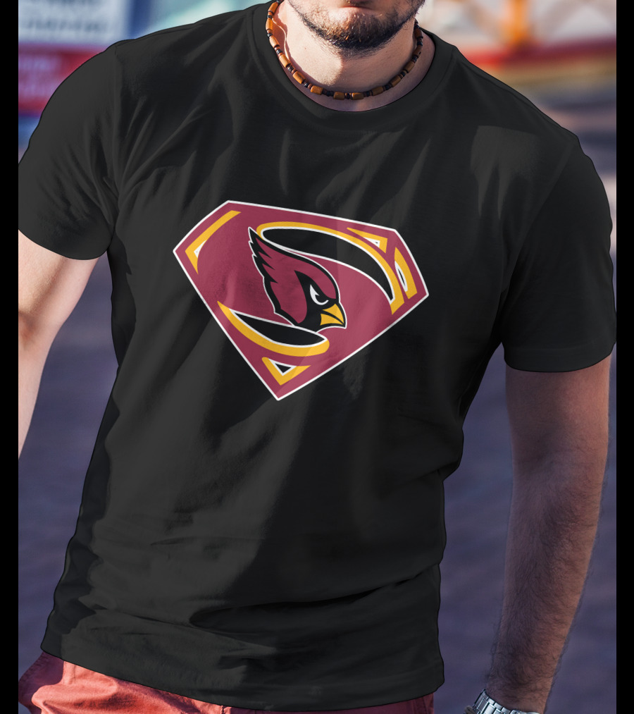 Cardinals Superman Logo Bird T-Shirt