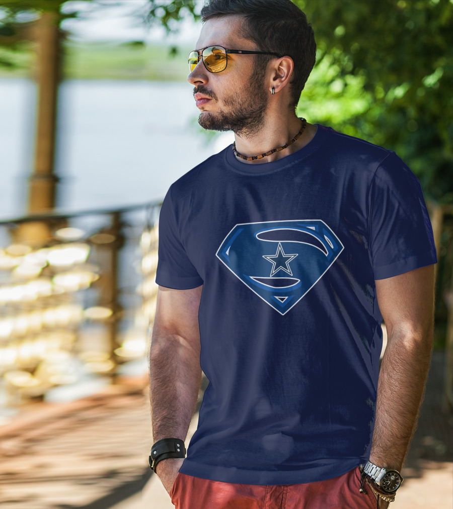 Cowboys Super Man Star Icon T-Shirt