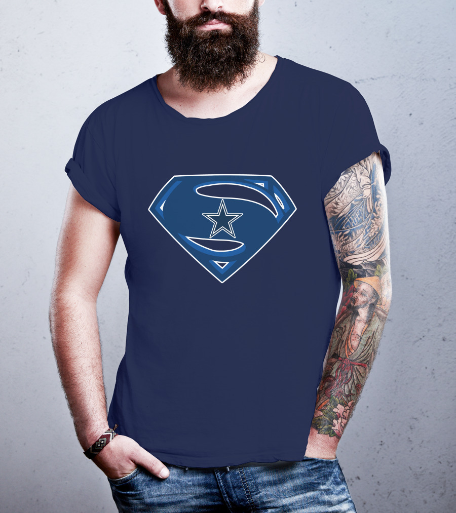 Cowboys Super Man Star Icon T-Shirt