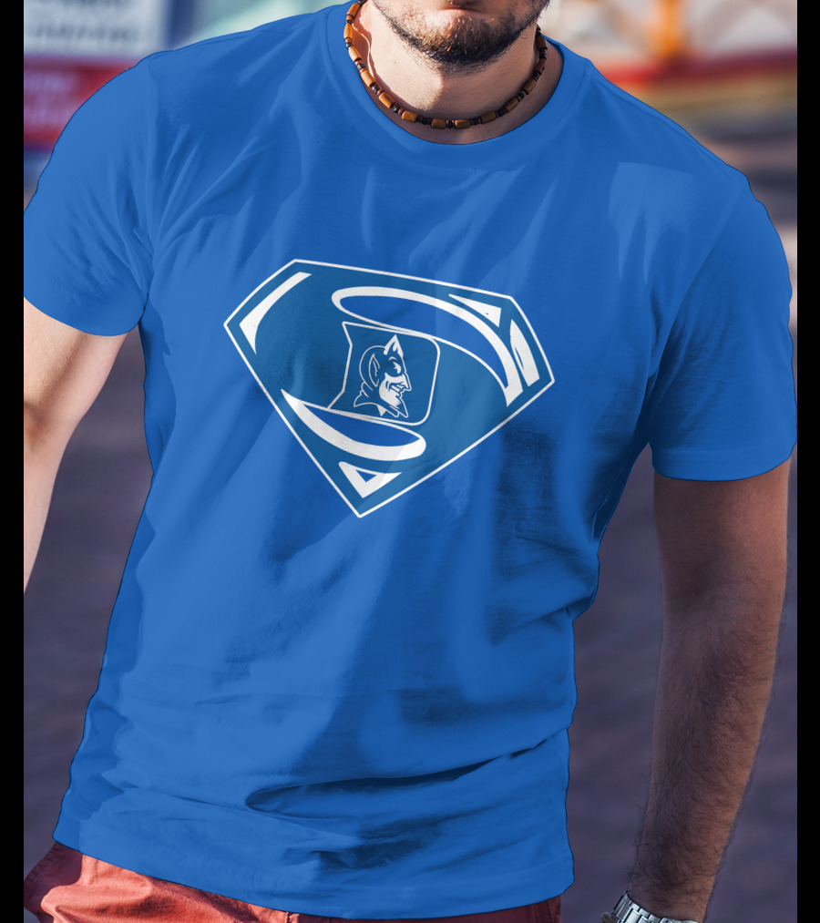 Duke Blue Devils Superman Logo Mashup T-Shirt