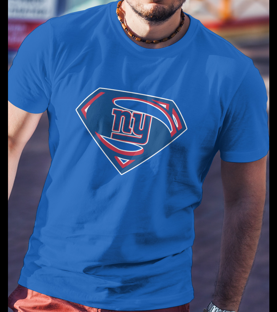 New York Giants Super Man T-Shirt