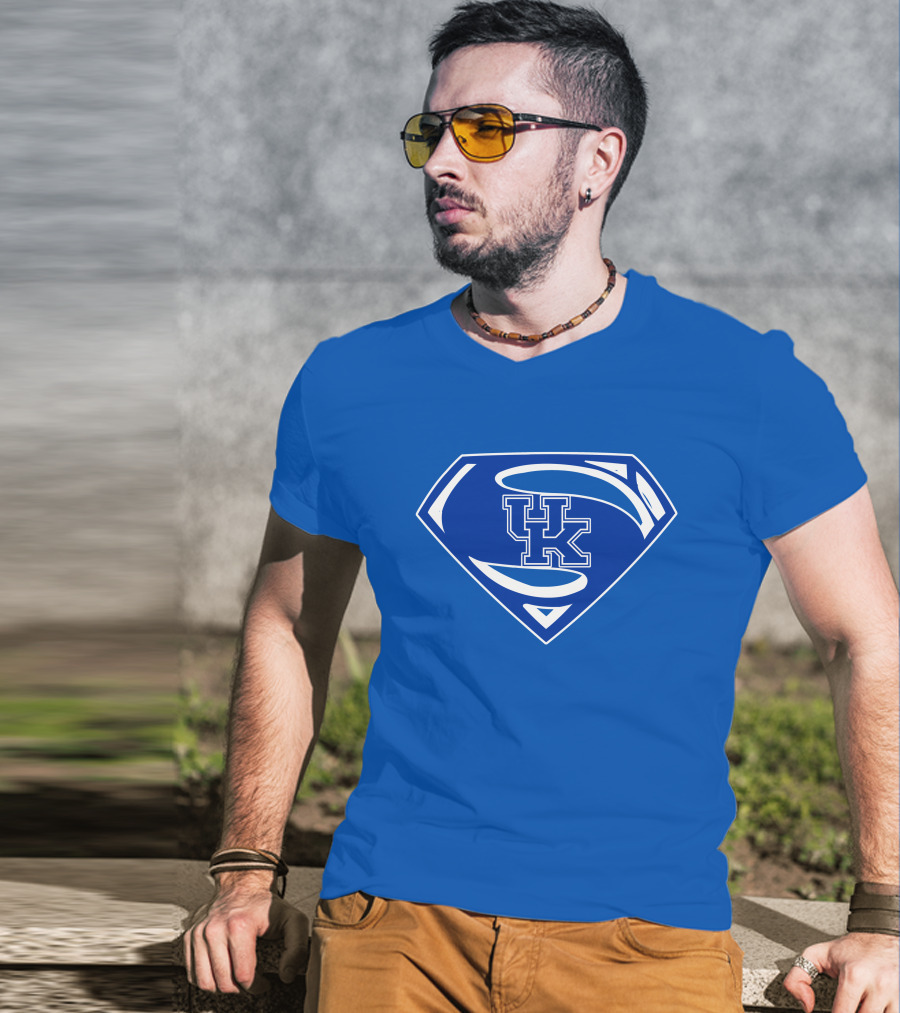 UK Superman Sports Logo Kentucky T-Shirt