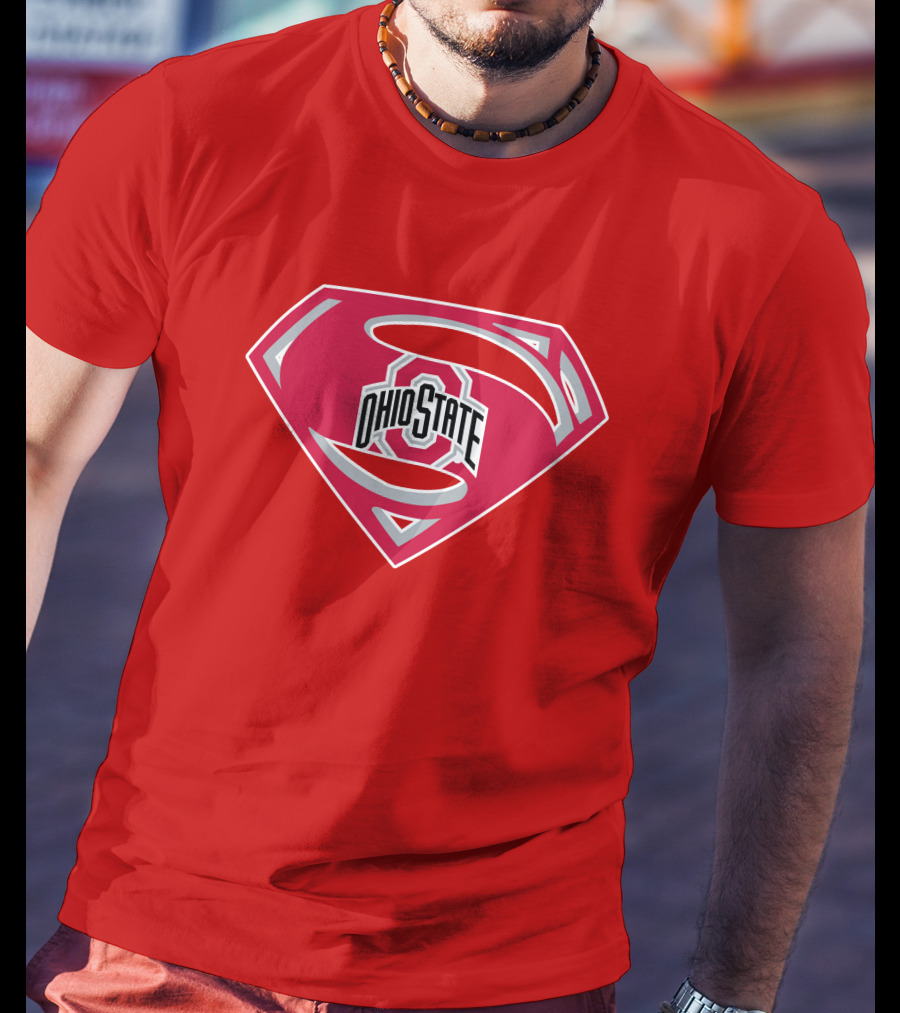 Ohio State Logo Red Shield T-Shirt