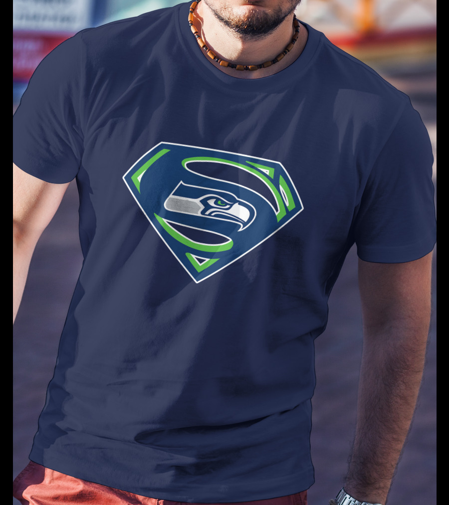 Seattle Seahawks Super Symbol Combination T-Shirt