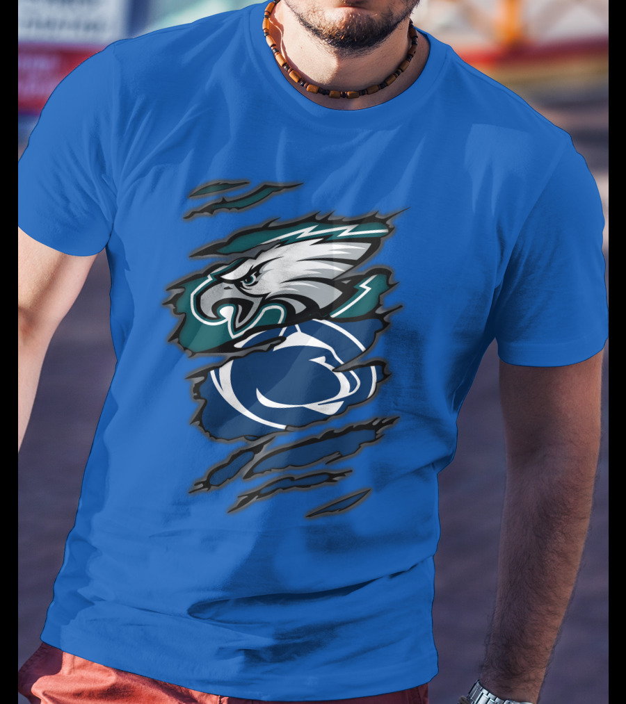 Eagles Penn State Logo Claw T-Shirt