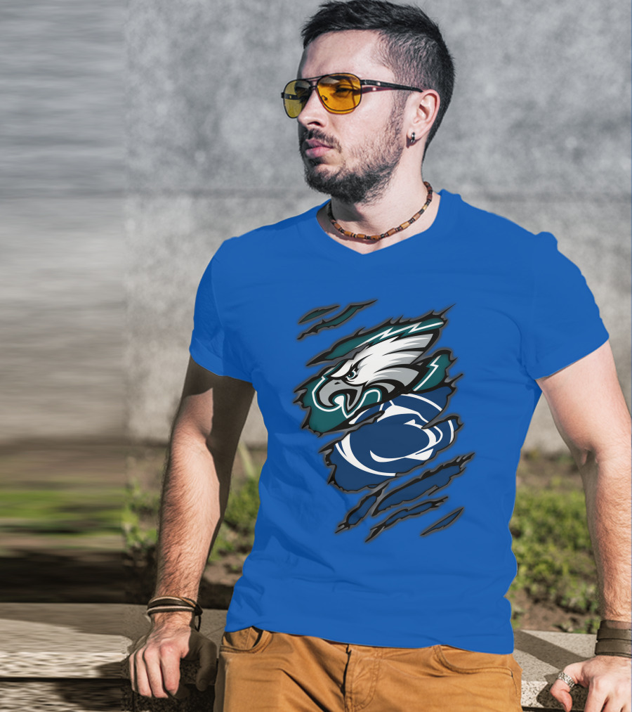 Eagles Penn State Logo Claw T-Shirt