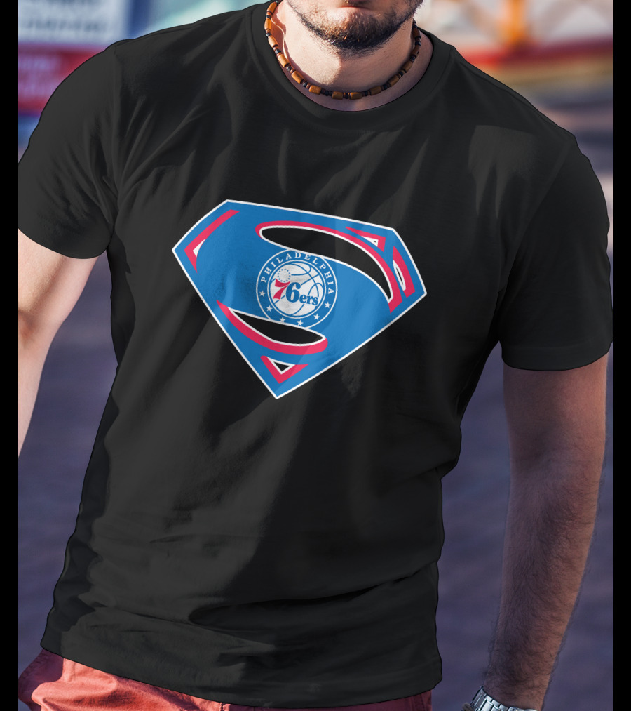Philadelphia 76ers Superman T-Shirt