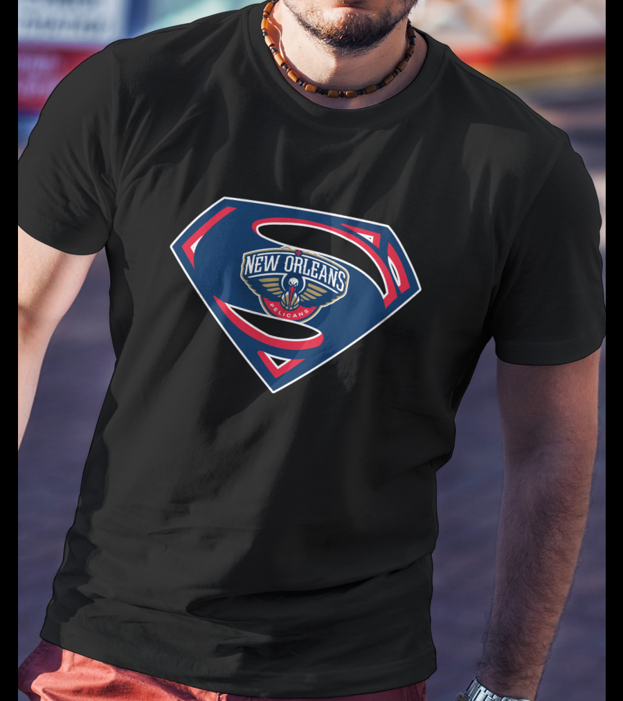 New Orleans Pelicans Superman T-Shirt