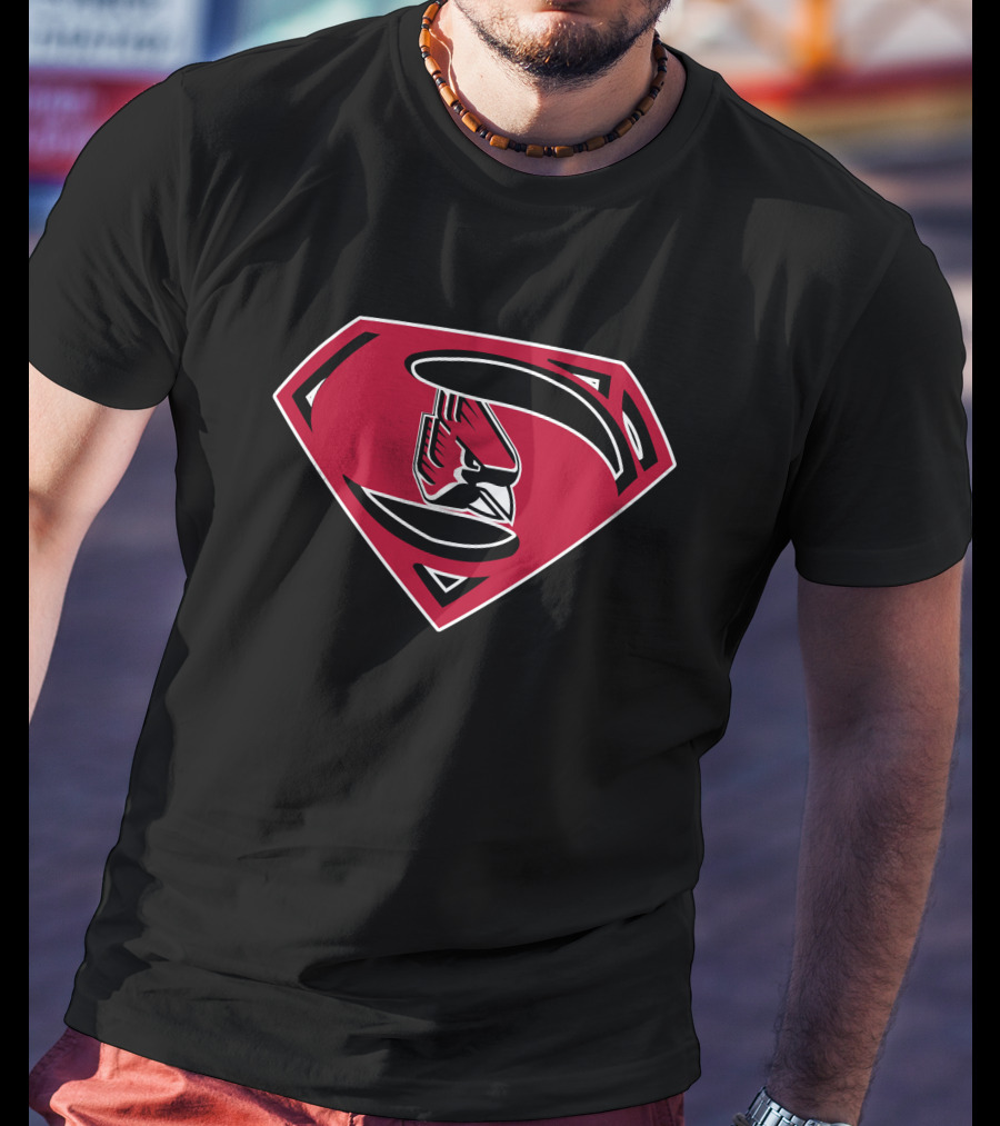 Superman Ball State Cardinals T-Shirt