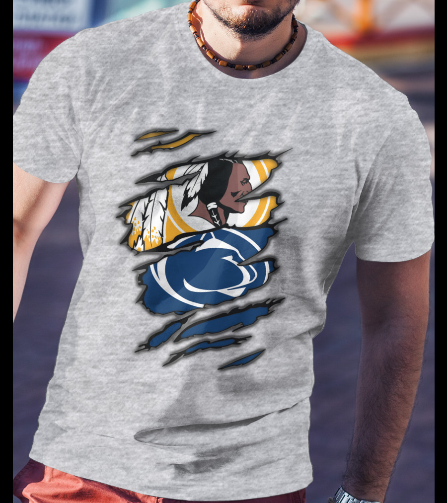 Redskins Penn State Fan Crossover Claw T-Shirt