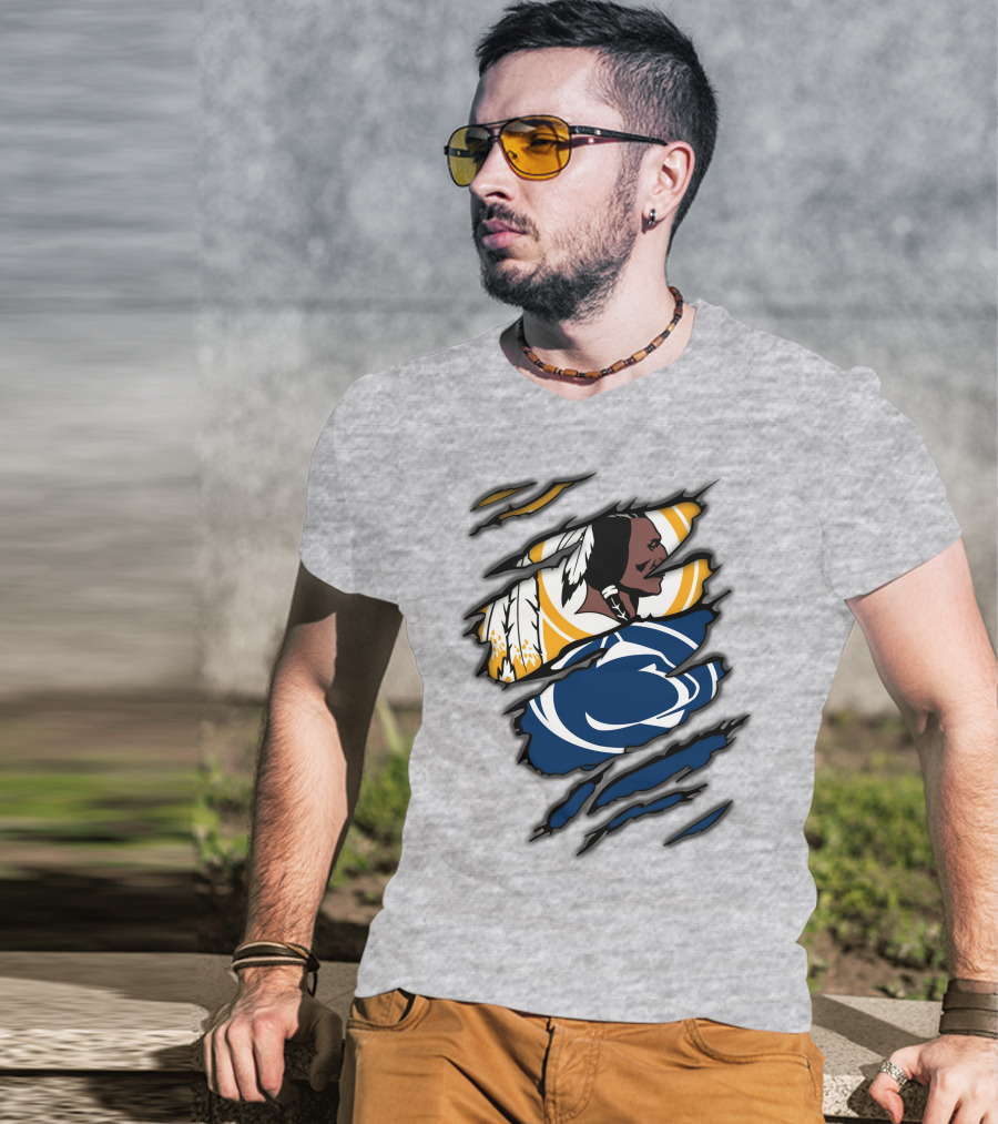 Redskins Penn State Fan Crossover Claw T-Shirt