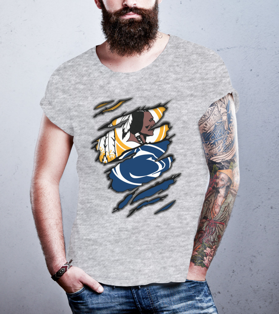 Redskins Penn State Fan Crossover Claw T-Shirt