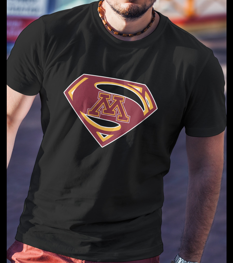Superman Minnesota Gophers M T-Shirt