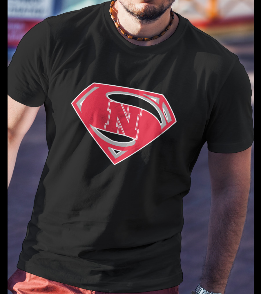 Nebraska Huskers Superman T-Shirt