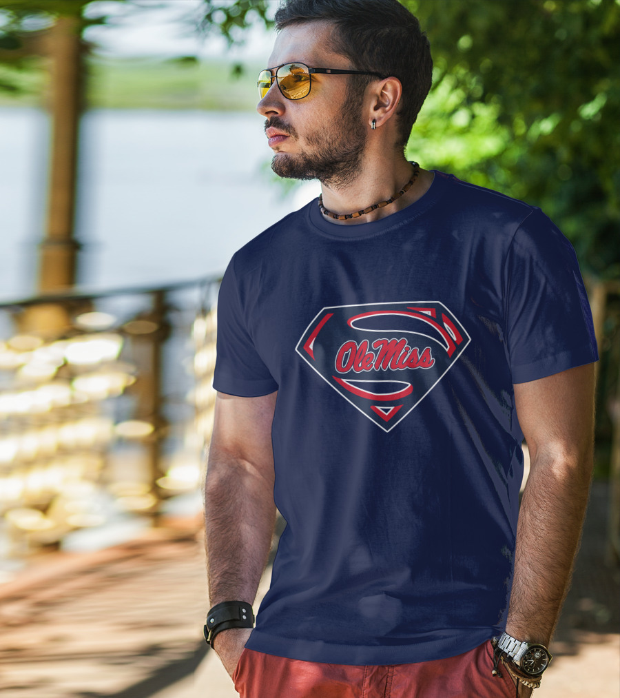 Ole Miss Superman S T-Shirt