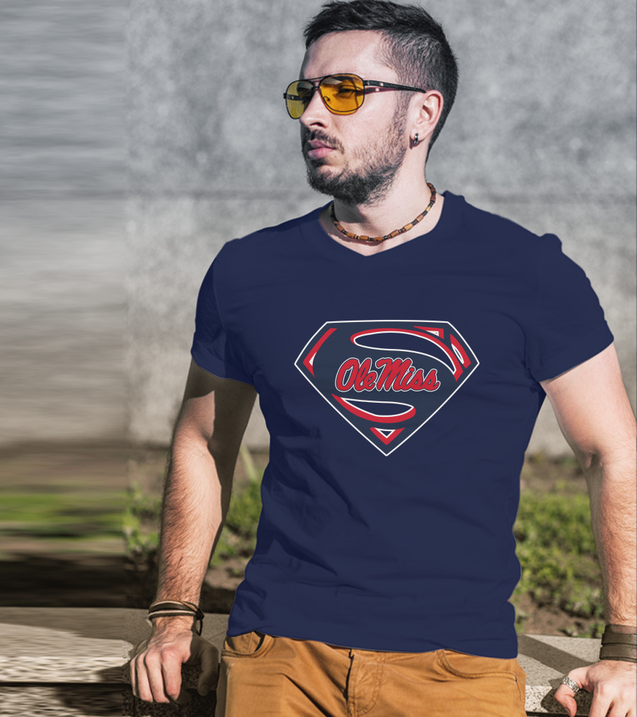 Ole Miss Superman S T-Shirt