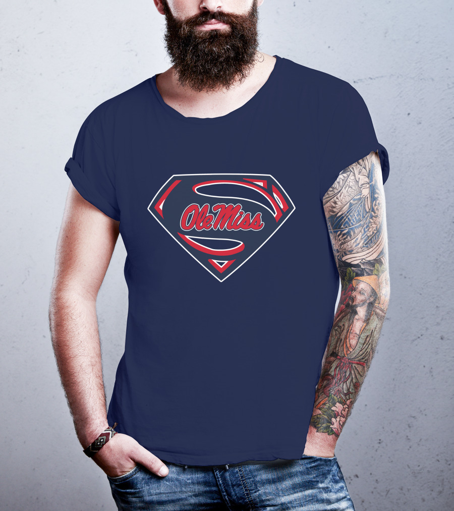 Ole Miss Superman S T-Shirt