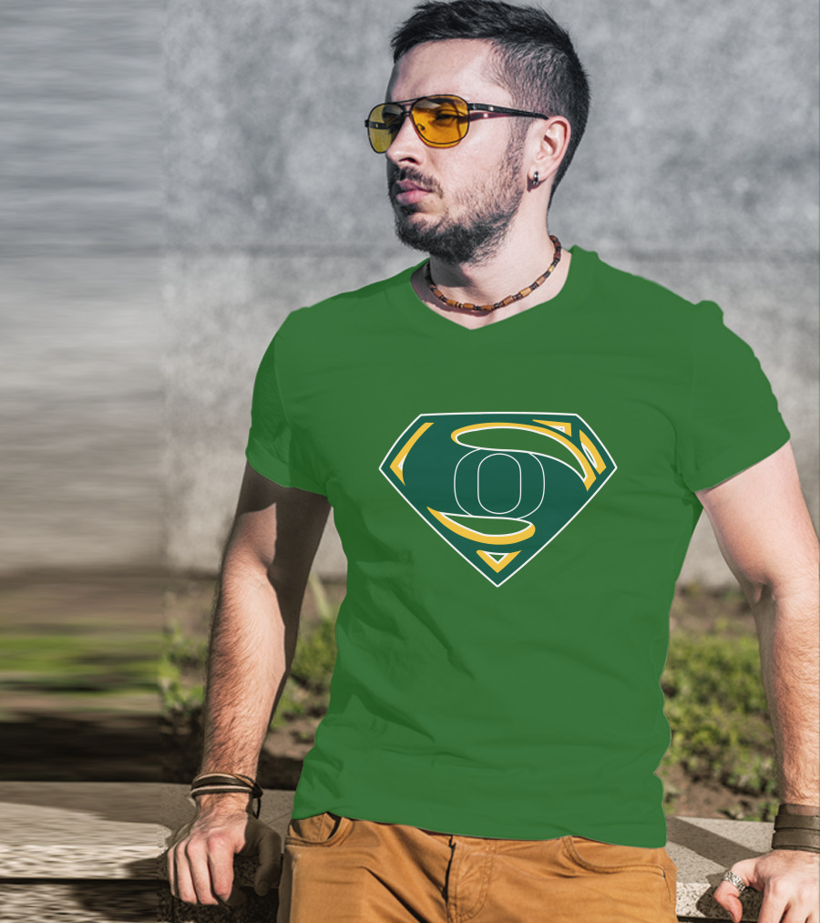 Superman Logo Oregon Ducks Color T-Shirt