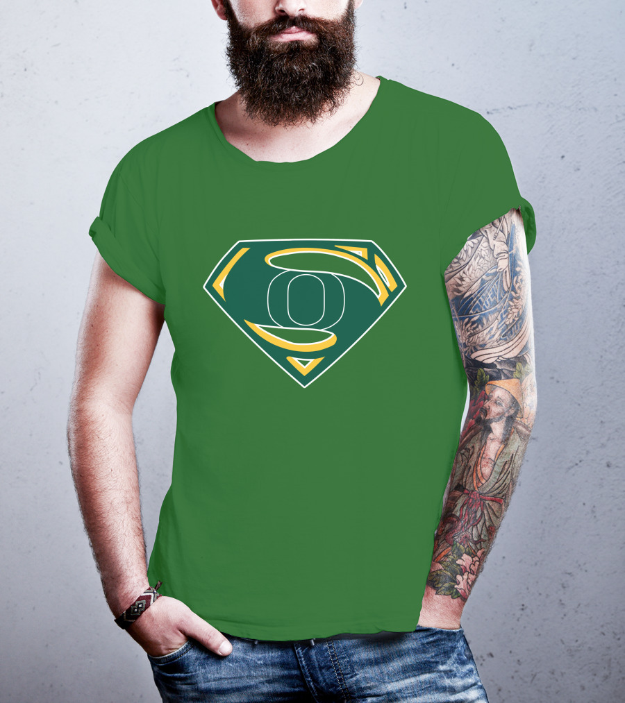 Superman Logo Oregon Ducks Color T-Shirt