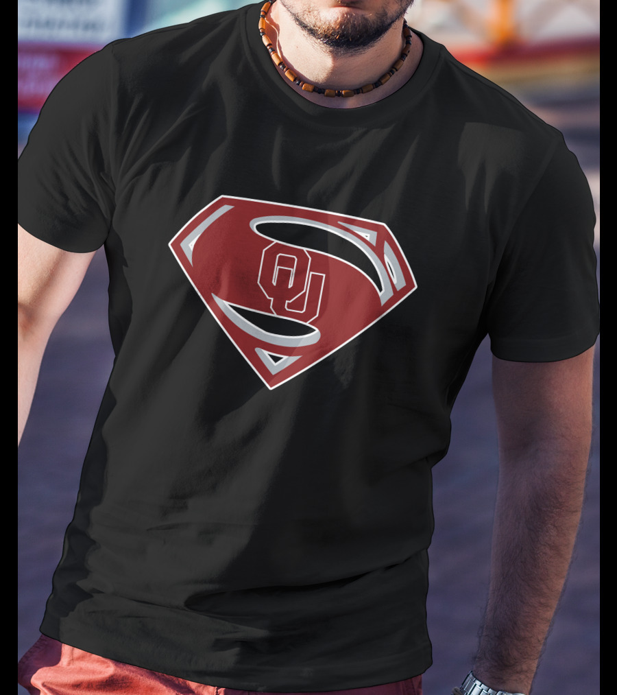 OU Superman Logo Sooners T-Shirt