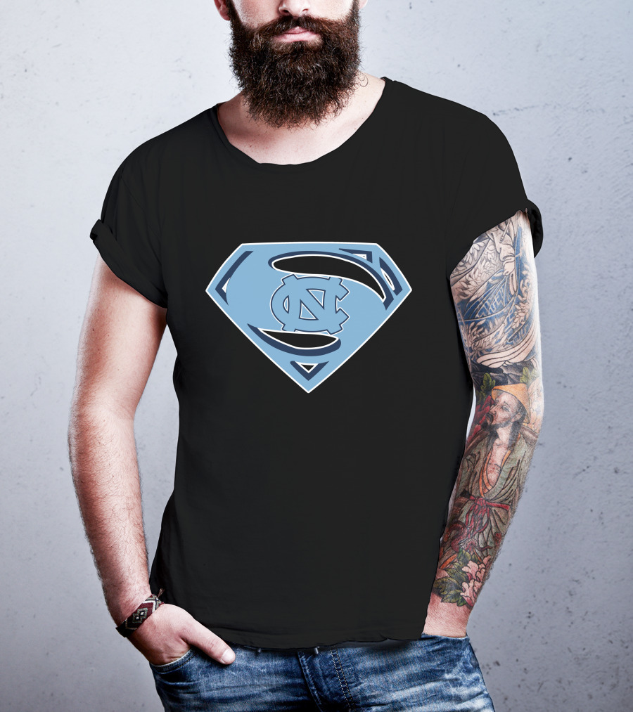 UNC Tar Heels Superman T-Shirt