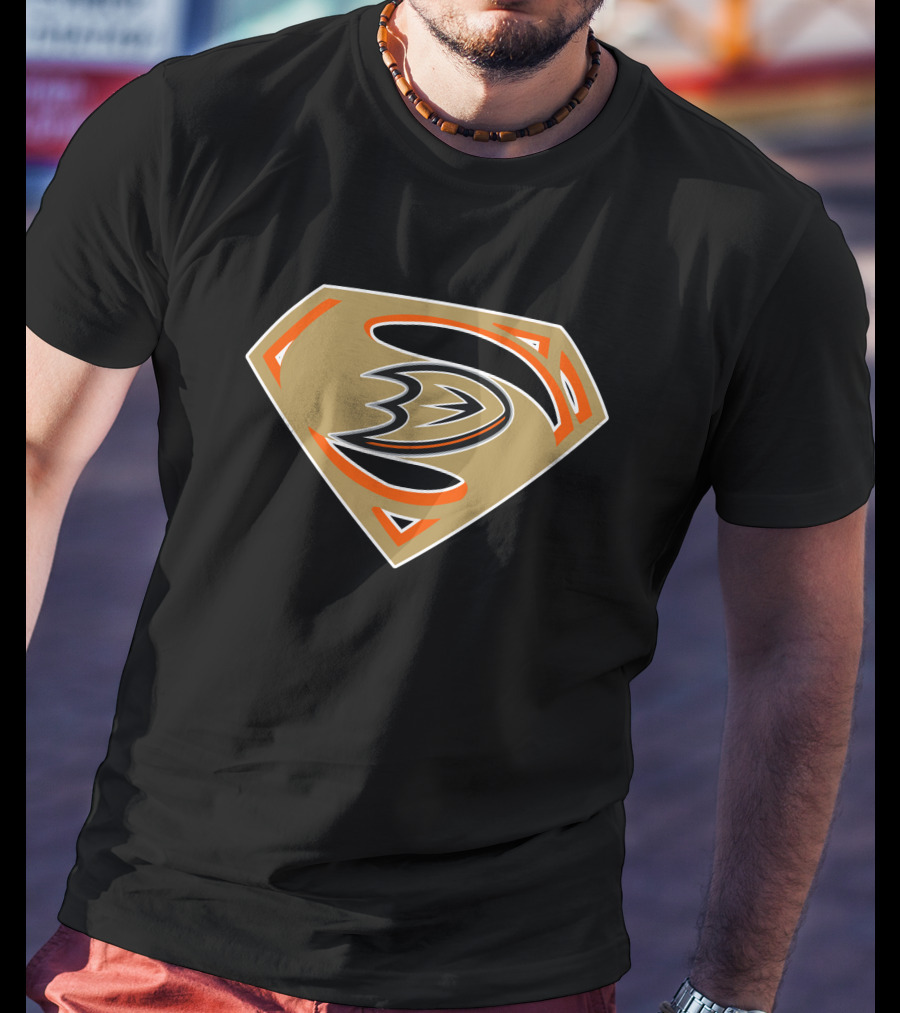 Anaheim Ducks Super Logo Mashup T-Shirt