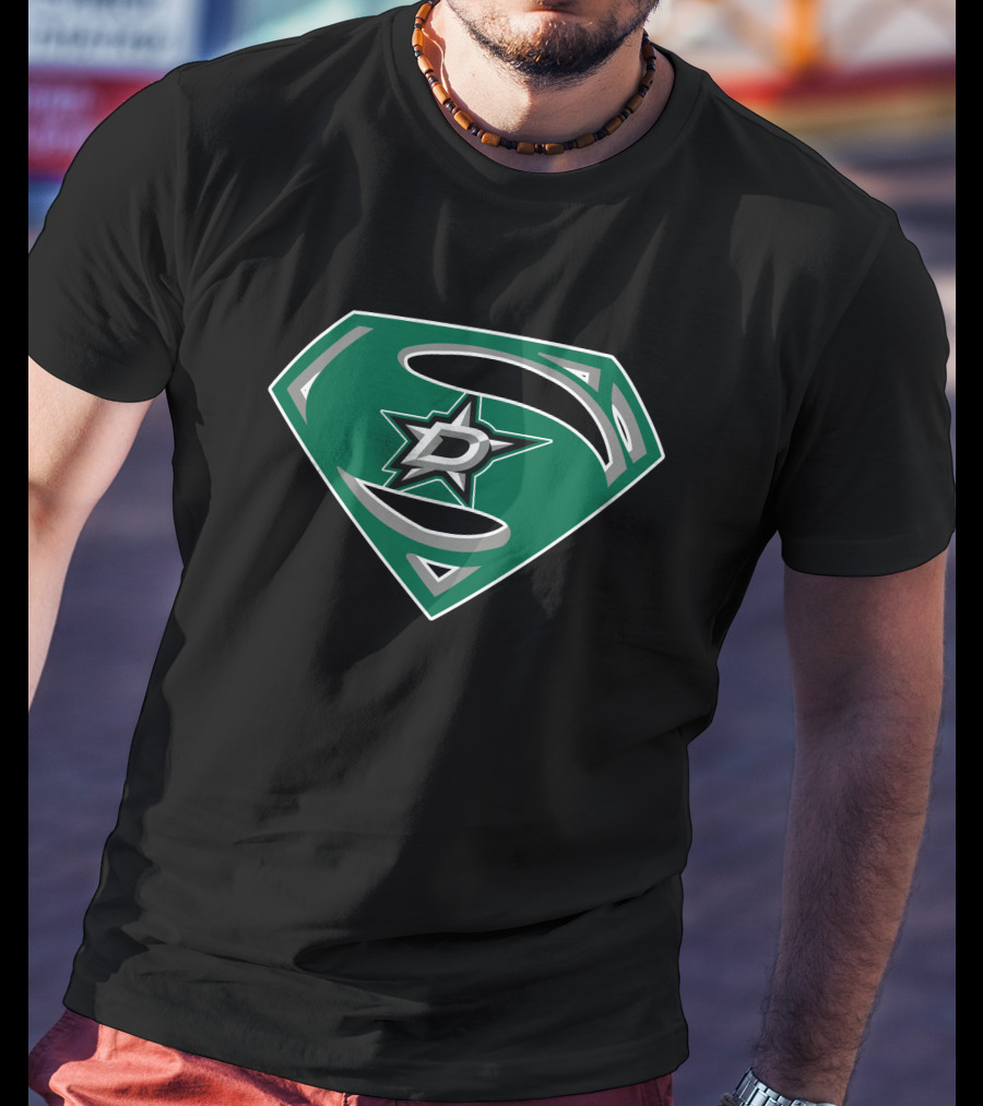 Dallas Stars Superman T-Shirt