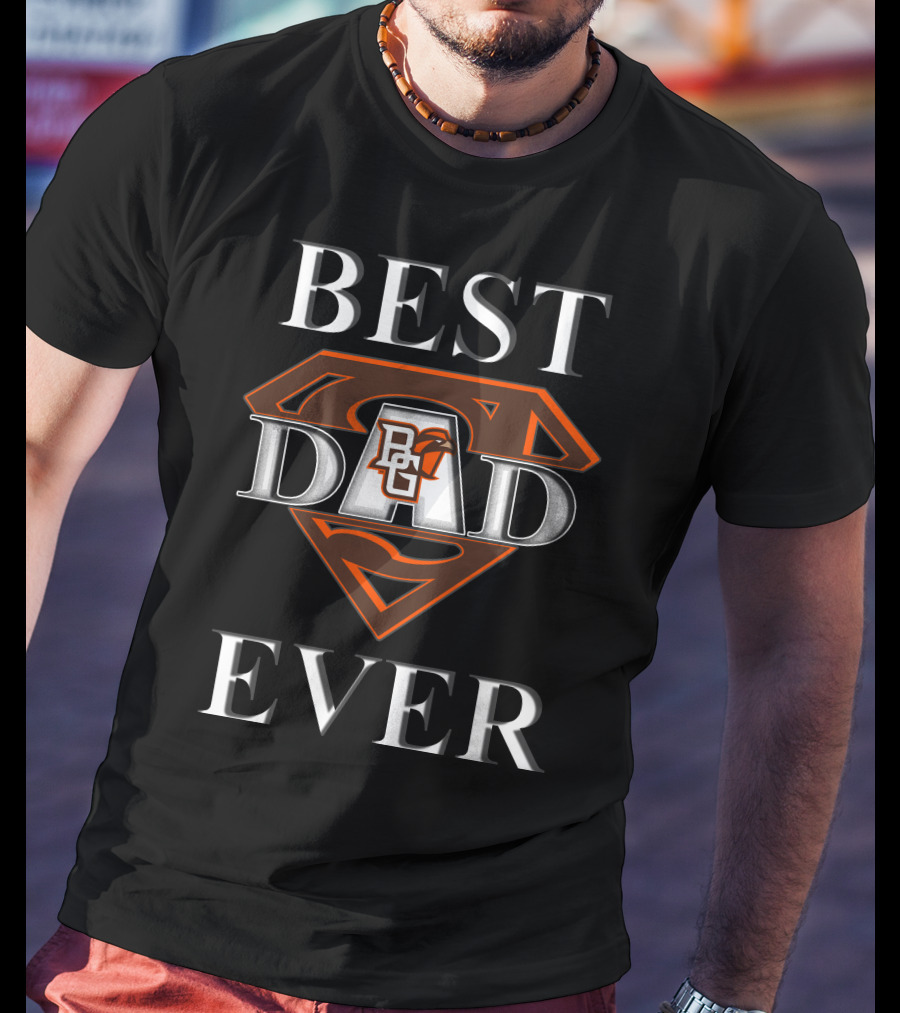 Best Dad Ever Bowling Green Falcons Superdad T-Shirt