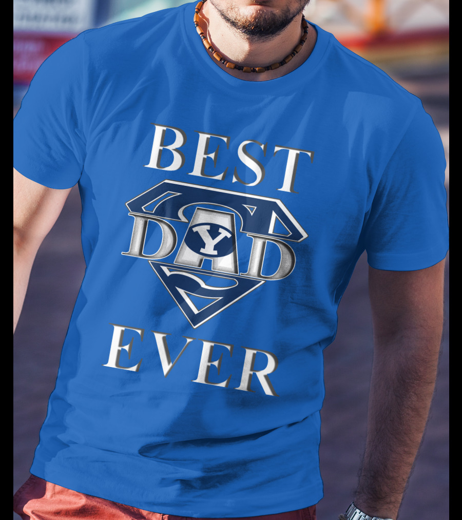 BYU Cougars Best Dad Ever Super Dad T-Shirt