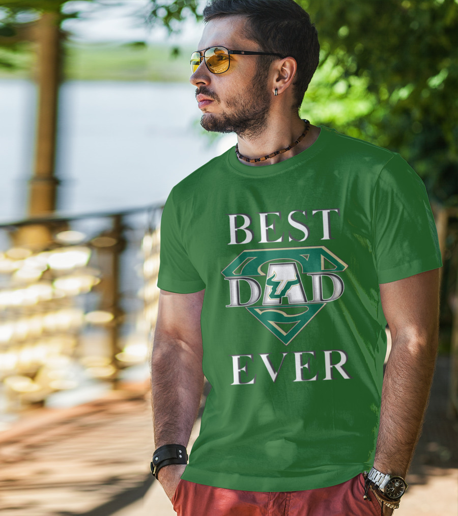 South Florida Bulls Best Dad Ever Super Dad T-Shirt