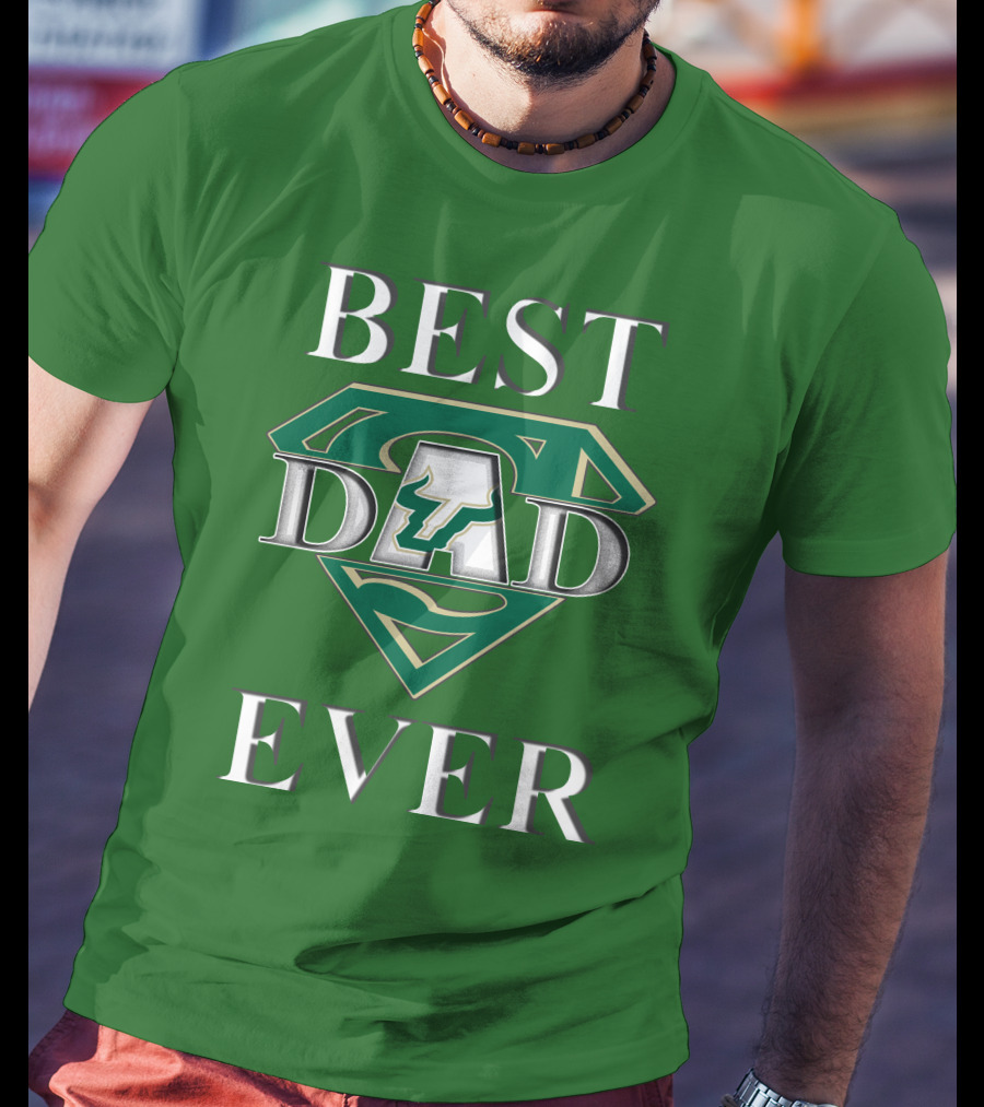 South Florida Bulls Best Dad Ever Super Dad T-Shirt