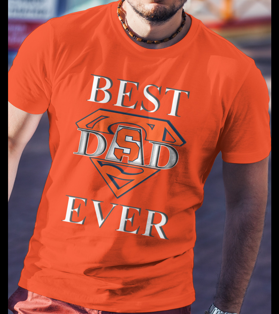 Syracuse Orange Superman Best Dad Ever T-Shirt