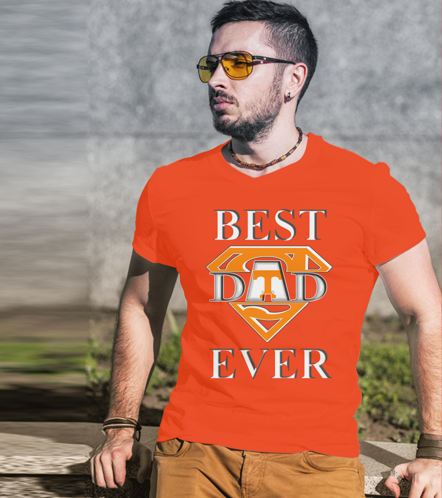 Tennessee Volunteers Best Dad Ever Super T T-Shirt
