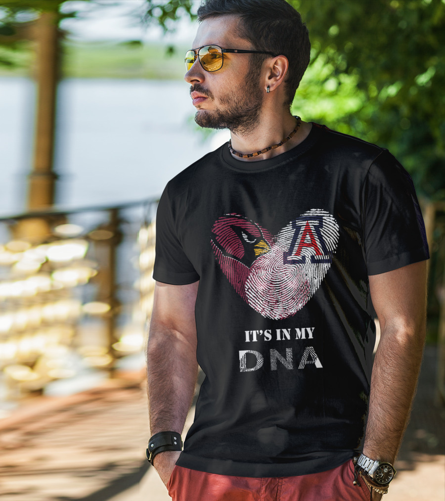Arizona Cardinals And Wildcats It's In My Dna T-Shirt