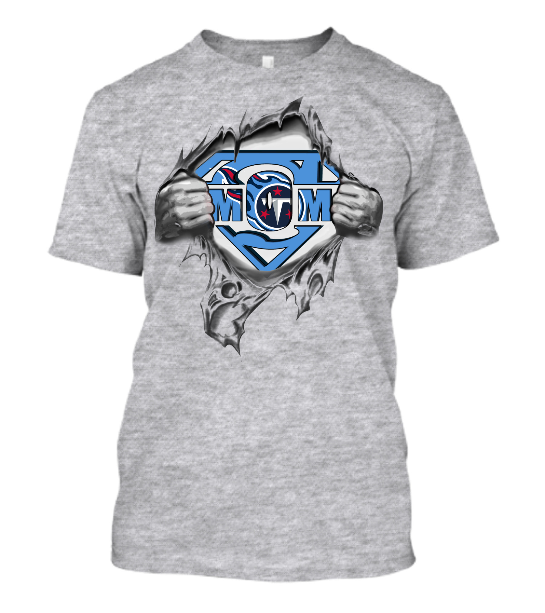 Titans Super Mom Logo Peel T-Shirt