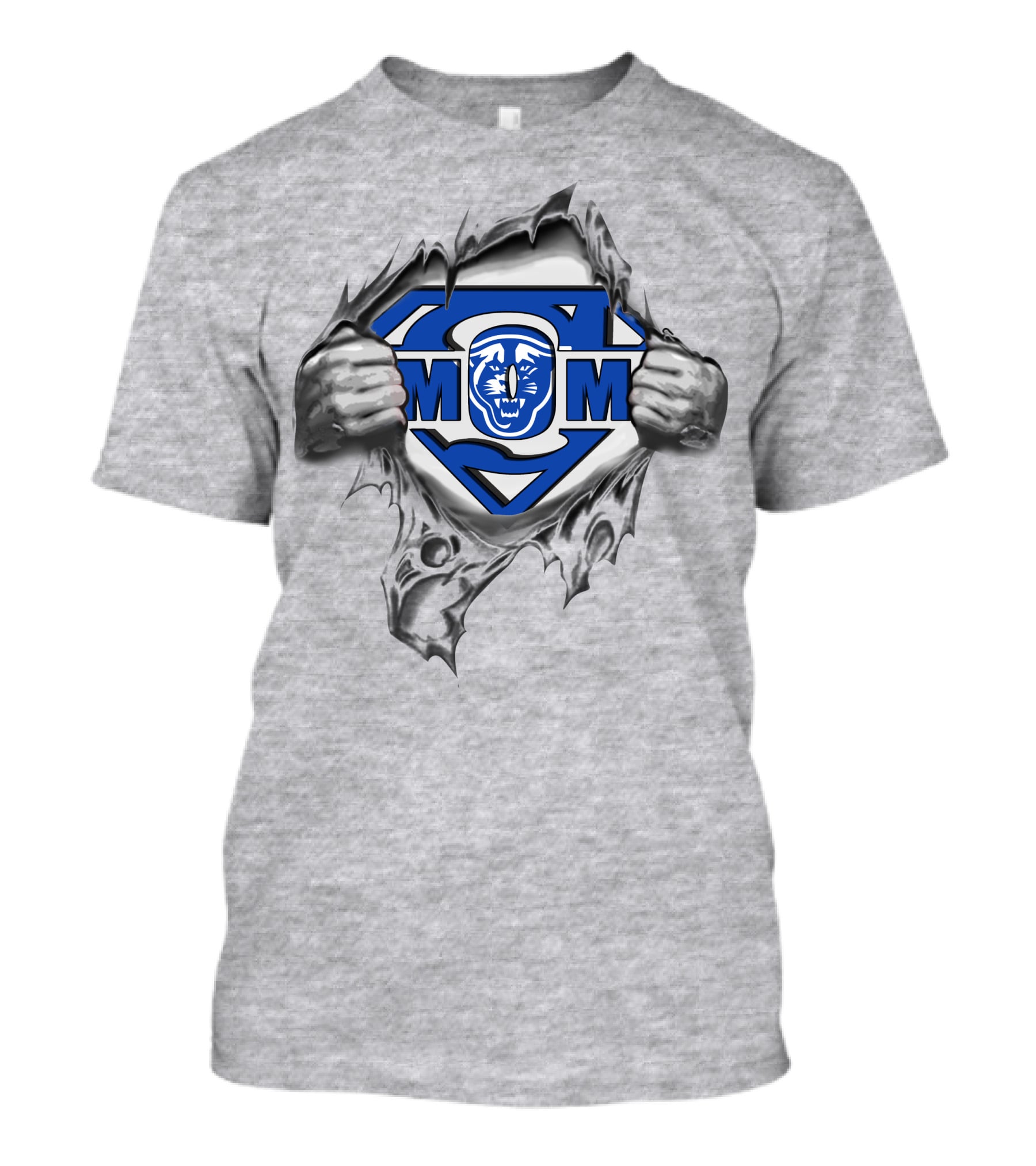 Georgia State Panthers Super Mom Panther Crest T-Shirt