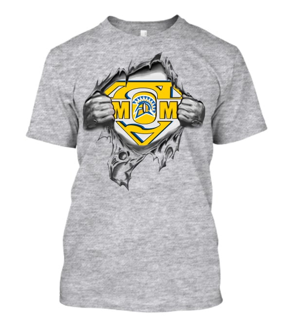 San Jose State Spartans MOM Superhero Emblem T-Shirt