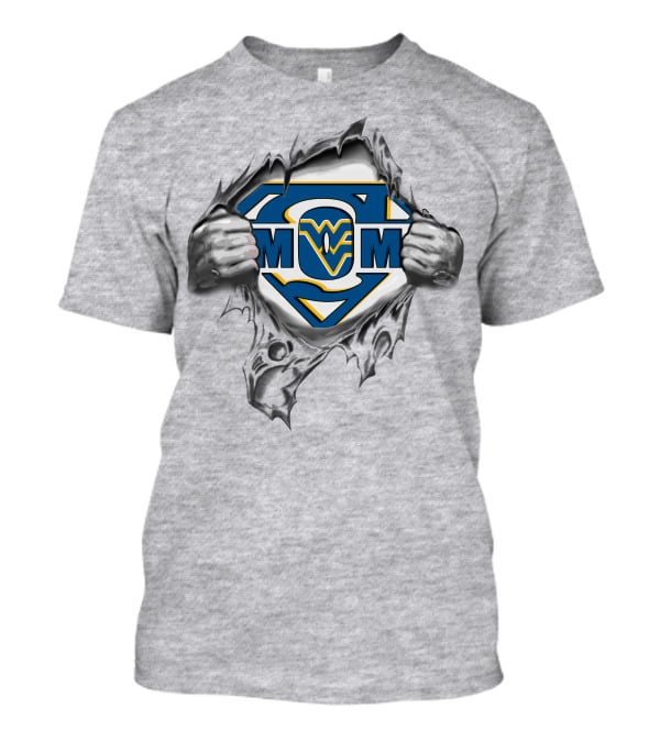 West Virginia Mountaineers Super Mom T-Shirt
