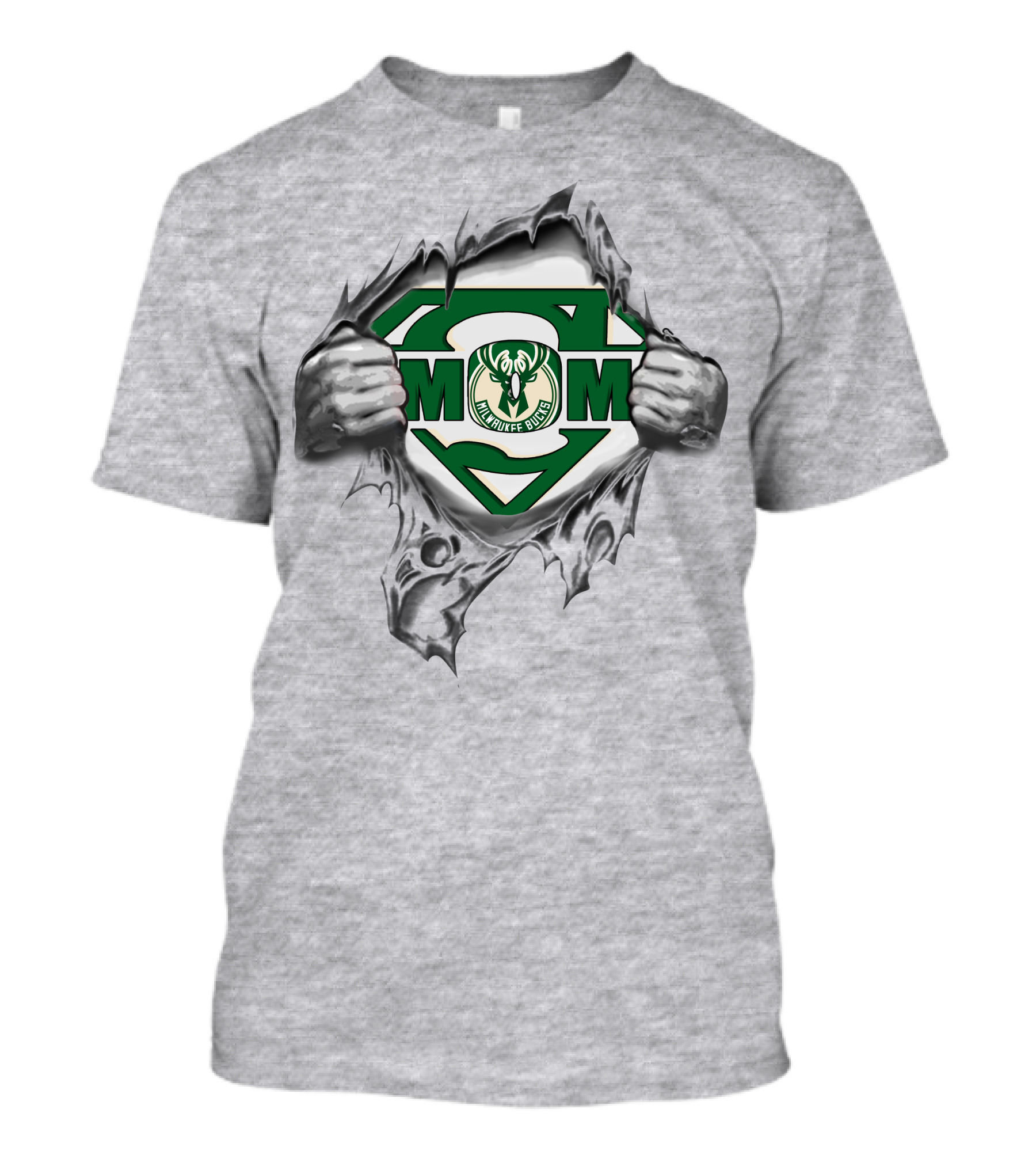 Milwaukee Bucks Super Mom Emblem T-Shirt